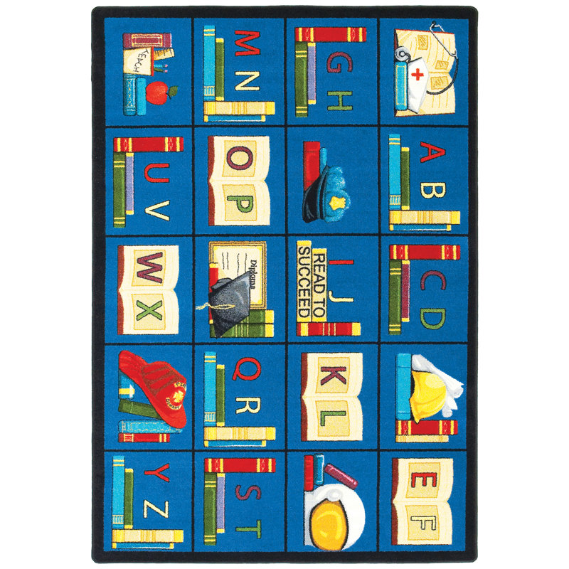 Tapis éducatif, Rectangle 7 pi 8 po x 10 pi 9 po