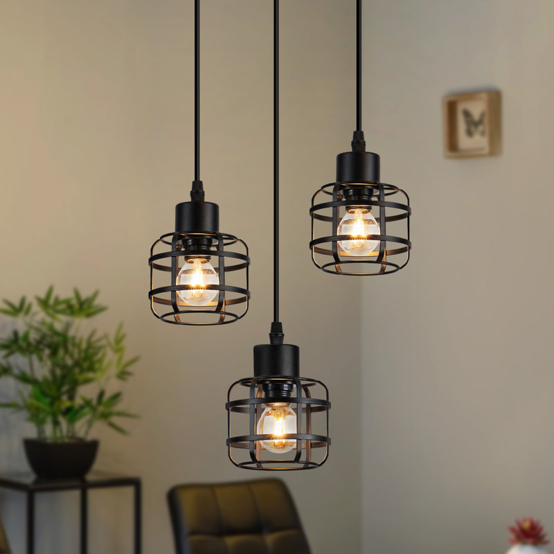 3 - Light Stainless Steel Bell Pendant