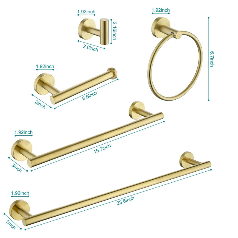 27.5 " Stainless Steel Wall Towel Rack