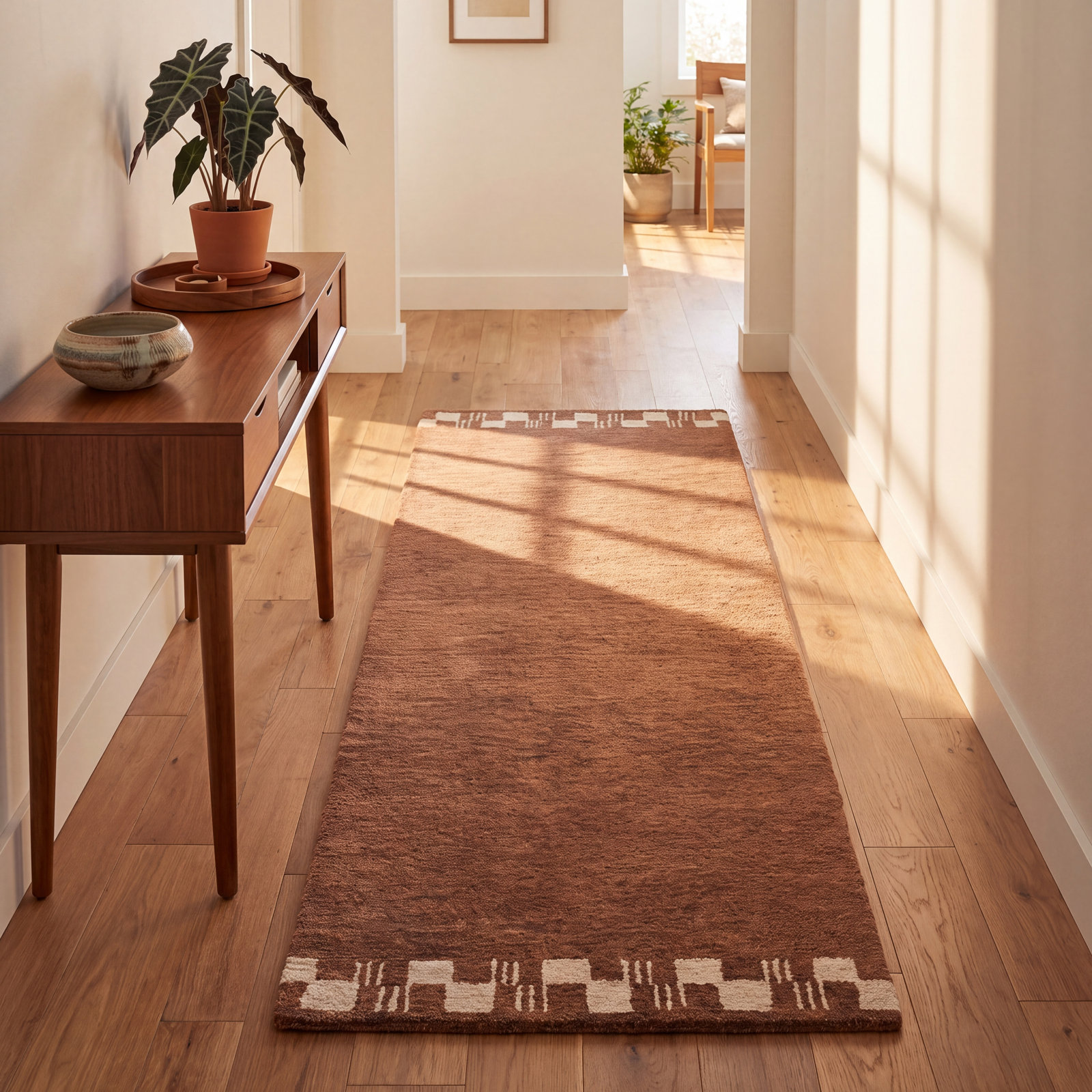Hand-Tufted Oriental Rug, Runner 2'6" x 8'