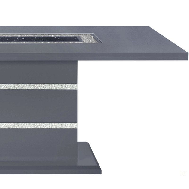 Table de salle à manger Ariya, Gris