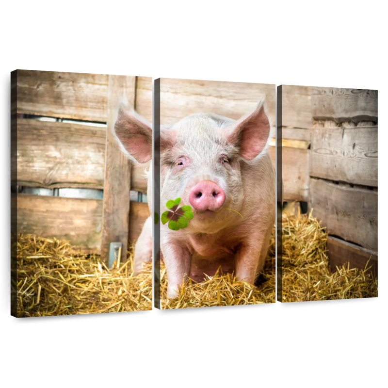Brampt Lucky Pig, 36" H x 57" W