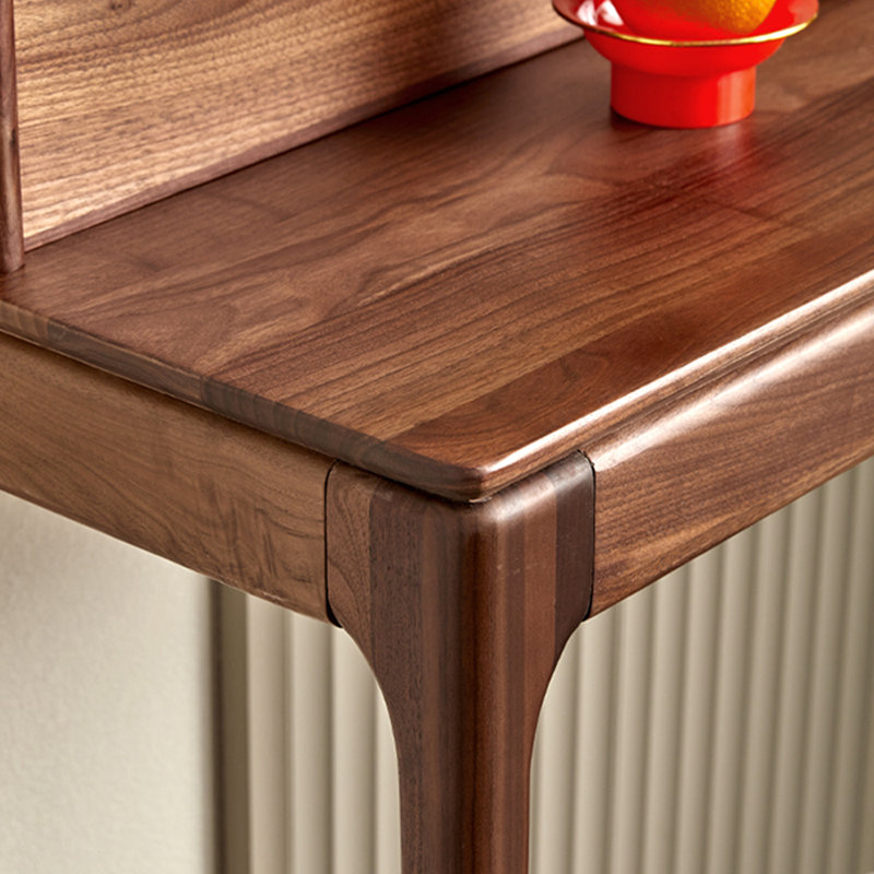 Black Walnut Console  Table, 40.6" H x 31.5" W x 15.7" D