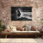 Galloping Foal Dust Dramatic Contemporary Horse Nature Wall Art Print by Mohammed Alnaser - Wrapped Canvas Print-549932453