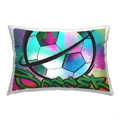 Coussin Soccer Soccer Graffiti