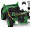 DEARAUTO 24V Ride On Dump Truck w/Electric Dump Bed, Remote, Durable EVA Tires, Bluetooth, Powerful Motors, Extra Shovel, 2 Seater 24 Volt Toys for Boys & Girls 3-6
