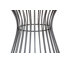Lakeland Round Solid Wood Top Metal Base Dining Table