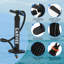 Planche de pagaie gonflable autoportante de 11 pi, SUP large avec accessoires haut de gamme, plateforme en EVA antidérapante, support pour appareil photo, bois foncé-127333872-127333870