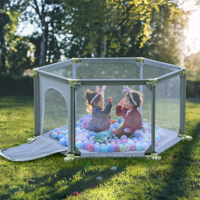 Hawarth Playpen, Grey