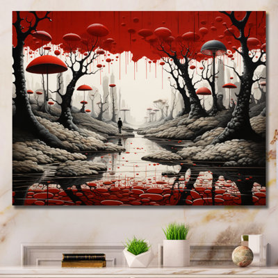 Surréalisme rouge et gris surréalisme II