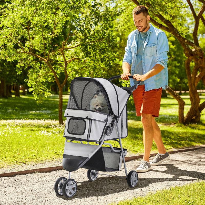 Collapsible Pet Carrier, Grey