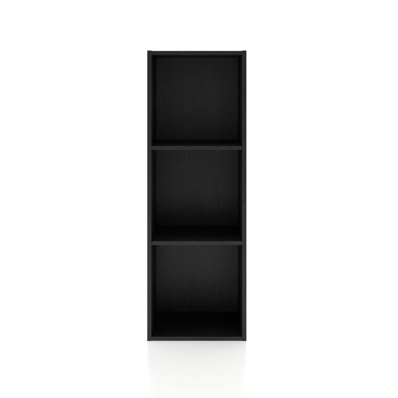 Bibliothèque de rangement modulable, Noir, 3 cubes