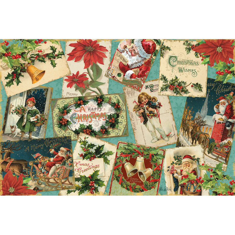 «Nostalgic Holiday I» par Katie pertiet - on, H 8 po x l 12 po, Non, Toile tendue