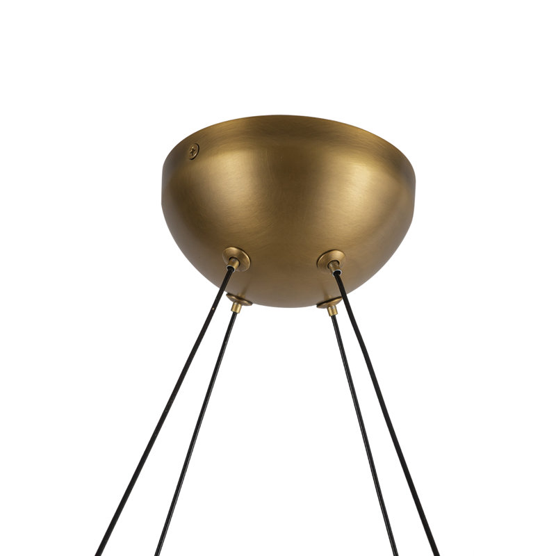 Taurus 22-In Chandelier, Gold
