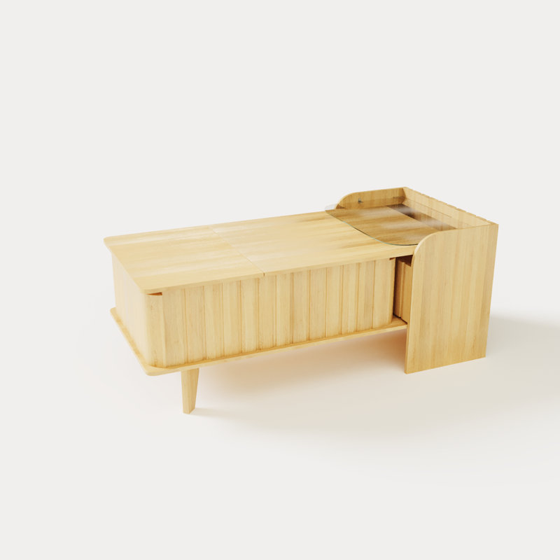 Table basse extensible avec table d'appoint