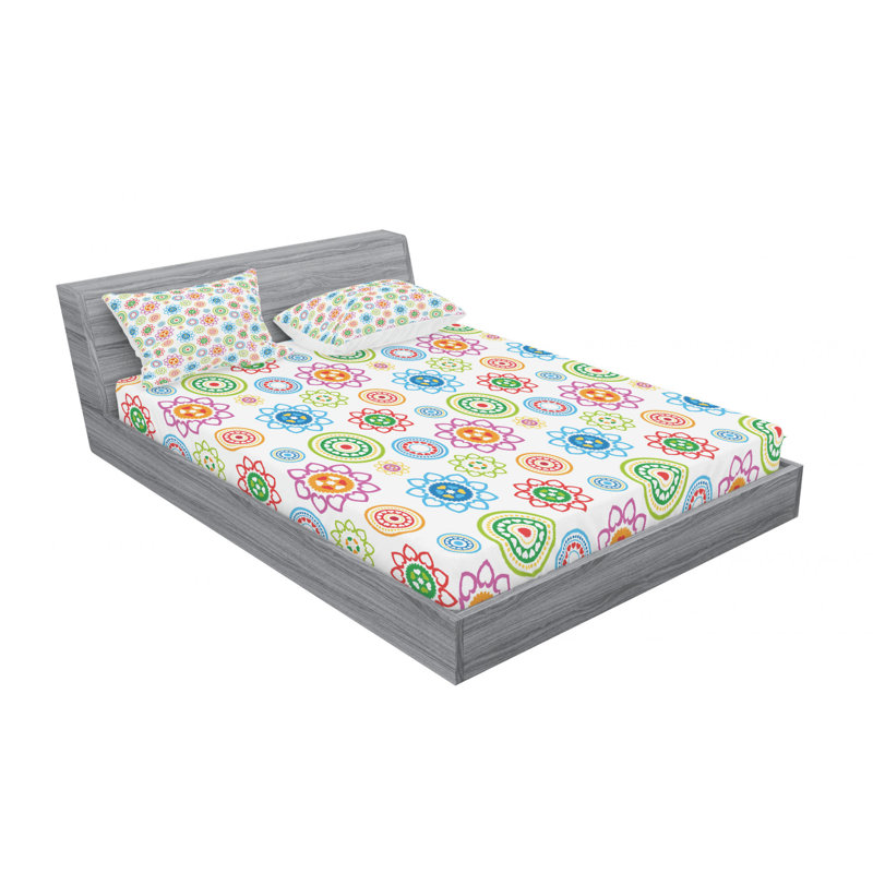 Microfiber Sheet Set, Queen Sheet Set + Fitted Sheet + 2 Pillowcases
