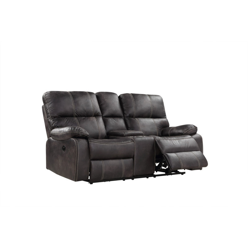 Causeuse inclinable moderne Modern Bay Hooper, Gris