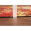 Colourful Abstract Oriental Area Rug 5x7
