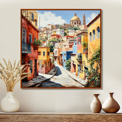 Colorful Mexico Colorful Guanajuato Fauvism - Mexico Canvas Prints