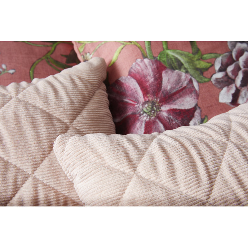 Billie Geometric Rectangular Cushion, Meringue
