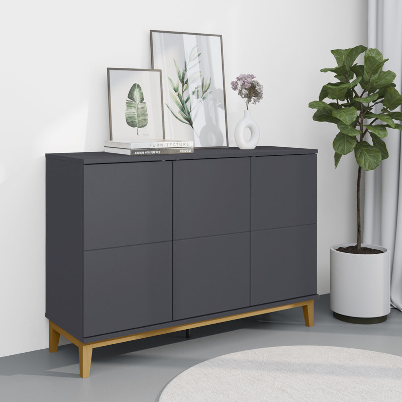 Satinder 120 cm W Sideboard, Grey