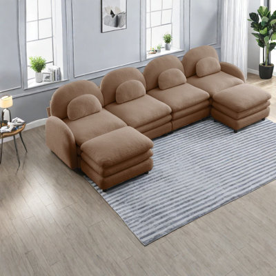 Canapé modulaire 4 places pour la maison Cloud Comfort
