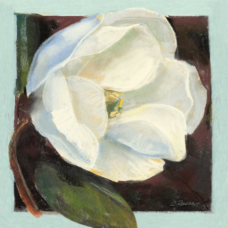 Magnolia I by Carol Rowan - Wrapped Canvas Painting, 122cm H x 122cm W