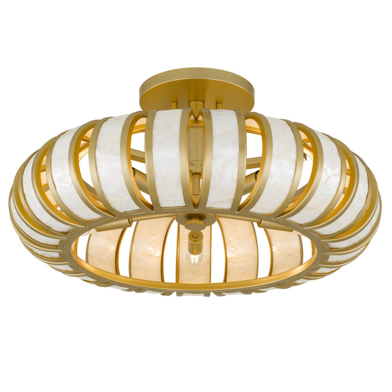 Knight 5-Light Soft Gold Semi-Flush Mount
