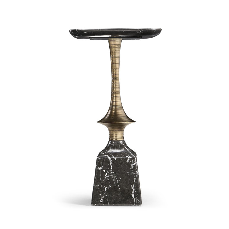 JC Modern Stone Harbor Martini Table, Black, Black