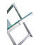 Luxe Glass and Steel Magazine Rack
