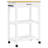 vidaXL Kitchen Trolley MONZA 23.6"x15.7"x34.8" Solid Wood Pine-752268434-781294832-781294845