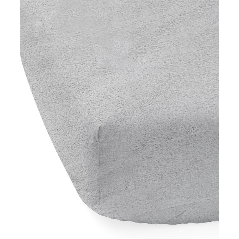 Drap-housse pour lit de bébé Chamois, Gris