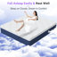 34cm Medium Gel Memory Foam Pocket Sprung 3000 Mattress with Removable Washable Cover-122459199