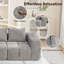 Ensemble de canapé modulaire avec repose-pieds, canapé modulaire sans cadre-748932165-749448674