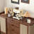Multifunction Rattan Weaving Sideboard Cabinet