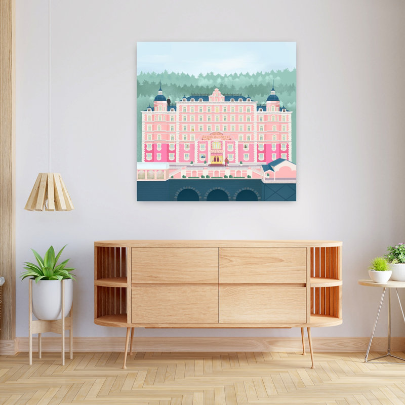 Art contemporain, architecture abstraite, art urbain, H 36 po x l 36 po