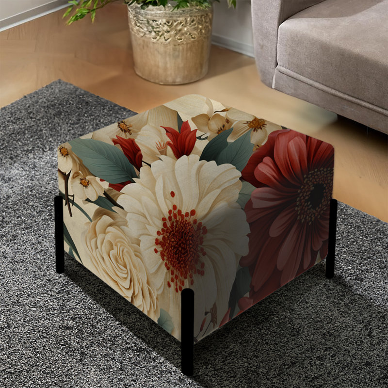 Repose-pieds floral délicat Symphony II - Floral