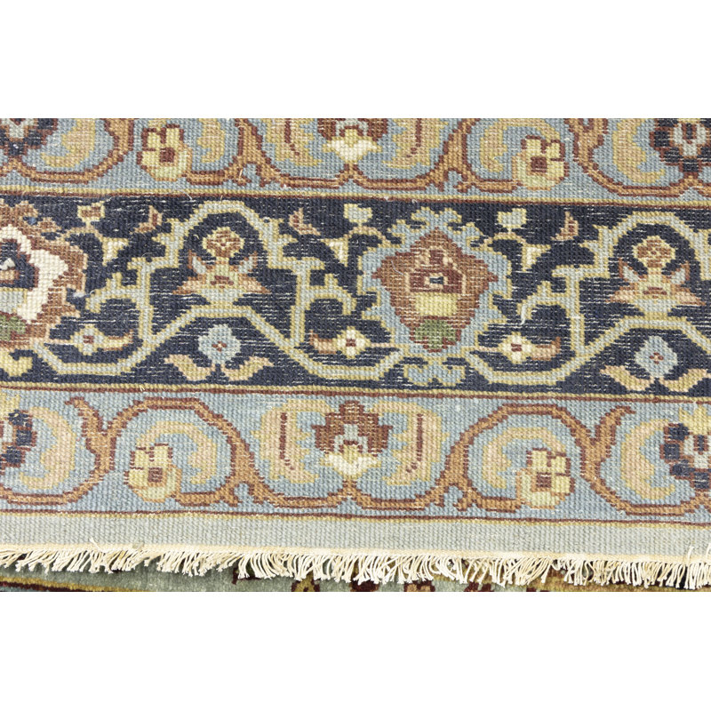 Tapis oriental gris Oushak Chobi