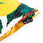 Lemon Leaf Print Indoor-Outdoor Cushion, Multicolour