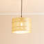 20cm H Metal Drum Lamp Shade ( Slip-On ) in Gold