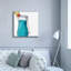  «Blue Hawaiian» par Susan Ball, art mural sur toile, 37 po x 37 po