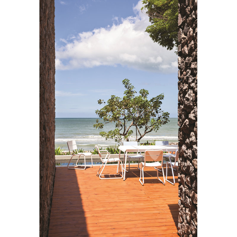 Corail Outdoor Dining Table, Pastel Blue