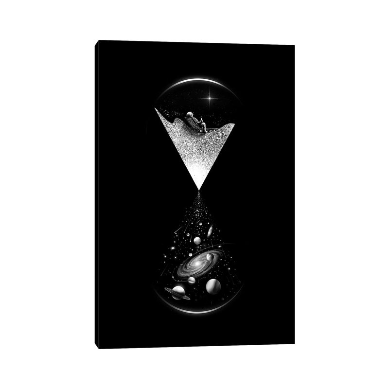 Spacetime 1 Piece Wall Art on Canvas, 152.4cm H x 101.6cm W x 3.81cm D, Wrapped Canvas