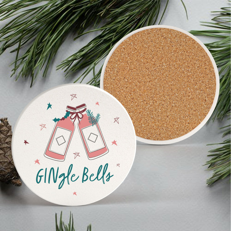 Carley Ceramic Round 1 Piece Coaster