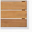 Ensemble de canapé modulaire de patio 8 pièces avec table basse en verre trempé et table basse en bois-1365221774