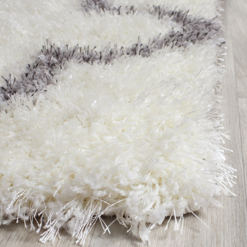Bertl Sgm-Montreal Shag Performance Geometric Rug, Square 6'7"