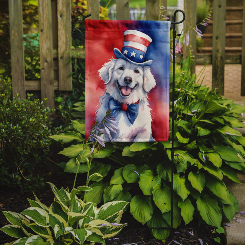 Drapeau patriotique du jardin américain, Kuvasz