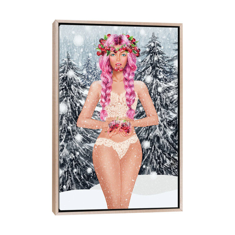«Cherry III», reproduction d'art sur toile encadrée, H 48 po x l 32 po, Beige, Reproduction encadrée sans passe-partout