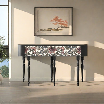 Retro Elegant Art Console Table