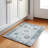 Machine Washable Indoor/Outdoor Xhevrie Teal Rug-1969013409